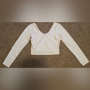 Lululemon White Align Long Sleeve Shirt Women’s Size 8.